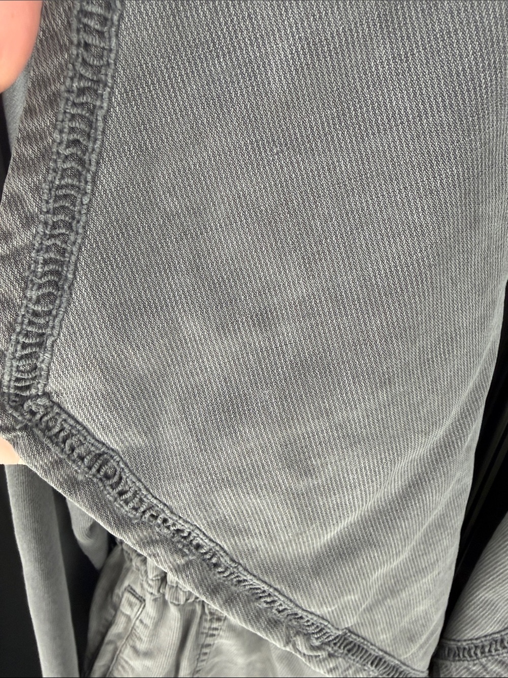 Torrid Gray Tencel Draped Utility Jacket Size 2 - Picture 3 of 10